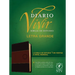 Biblia de Estudio del Diario Vivir Ntv, Letra Grande (Sentipiel, Café/Café Claro, Letra Roja)