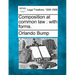 Composition at Common Law: With Forms.