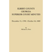 Elbert County, Georgia, Superior Court Minutes: December 31, 1790-October 16, 1800