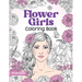 Flower Girls: Coloring Book with Floral Patterns for Stress Relief and Relaxation.