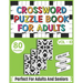 Crossword Puzzle Book For Adults: Quick Daily 80 Fun and Relaxing Crossword Puzzles Book For Adult Puzzle Fans