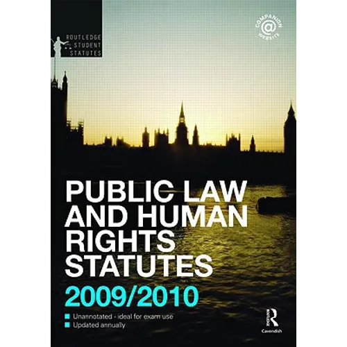 Public Law and Human Rights Statutes 2009-2010