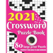 2021 Crossword Puzzle Book: 2021 Large Print Medium To Hard Level Crossword Brain Game Book For Senior Adult Men And Women Puzzle Lovers Including