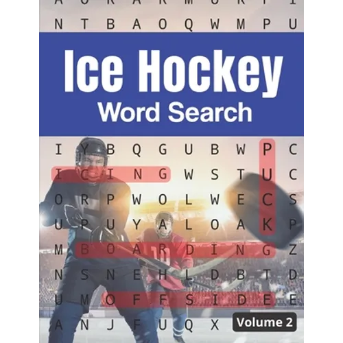 Ice Hockey Word Search (Volume 2): Large Print Puzzle Book for Adults and Teens
