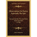 Observations On Poetry, Especially The Epic: Occasioned By The Late Poem Upon Leonidas (1738)