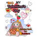 My Big Valentine's Day Coloring Book For Toddlers: Cute Coloring Pages with Kisses of Lovely Animals: Big and My First Interactive Picture Book for ..