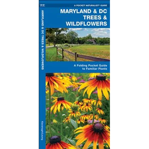 Maryland & DC Trees & Wildflowers: A Folding Pocket Guide to Familiar Plants
