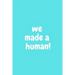 We Made A Human!: Baby Boy Shower Unique and Hilarious Guest Sign In Blue Book