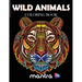 Wild Animals Coloring Book: Coloring Book for Adults: Beautiful Designs for Stress Relief, Creativity, and Relaxation