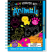 Neon Scratch Art Animals