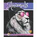 Animals in Style: Adult Coloring Book