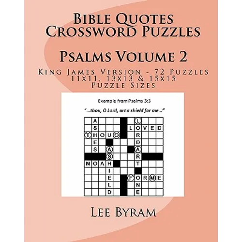 Bible Quotes Crossword Puzzles: Psalms