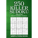 250 Killer Sudoku: Very Hard Killer Sudoku Puzzles