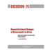 Unconstitutional Changes of Government in Africa: What Implications for Democratic Consolidation?