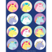 Unicorn Sticker Album For Girls: 100 Plus Pages For PERMANENT Sticker Collection, Activity Book For Girls, Blue - 8.5 by 11