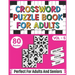 Crossword Puzzle Book For Adults: Take a Puzzle Journey With 80 Brain Relaxing Daily Quick Crossword Puzzles Book For Senior Adult Men And Women Who A