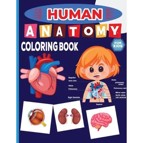 Human Anatomy Coloring Book For Kids: human anatomy for drawing flashcards coloring book for toddlers A visual analogy study guide coloring workbook G