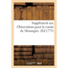Supplément Aux Observations Pour Le Comte de Morangiés.