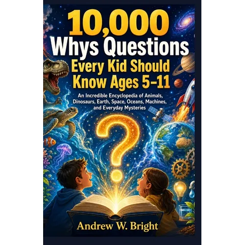 10,000 Whys Questions Every Kid Should Know Ages 5-11: An Incredible Encyclopedia of Animals, Dinosaurs, Earth, Space, Oceans, Machines, and Everyday