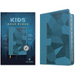 NLT Kids Bible, Thinline Reference Edition (Leatherlike, Camo Blue, Indexed, Red Letter)