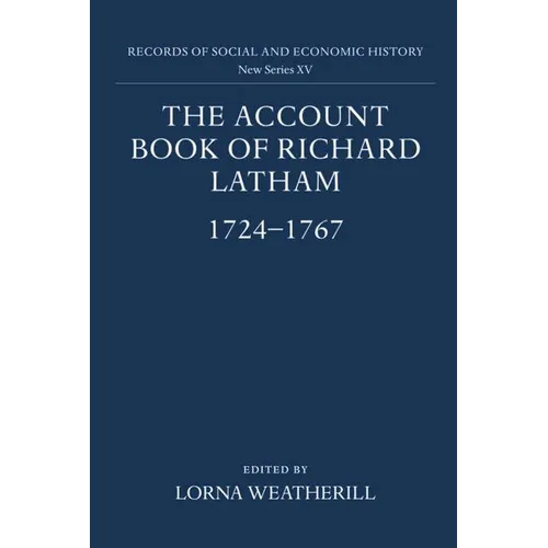 The Account Book of Richard Latham
