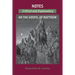 Notes on the Gospels: Critical and Explanatory on Matthew
