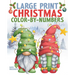 Large Print Christmas Color-By-Numbers