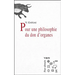 Pour Une Philosophie Du Don d'Organes