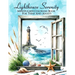 Lighthouse Serenity: An Easy Mindfulness Coloring Book for Teens and Adults 50 Incredible Grayscale Illustrations for Relaxation and Stress Relief
