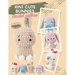 4in1 Cute Bunnies Crochet Pattern: No-Sew Mini Bunny Amigurumi Easy and Quick Crochet Projects