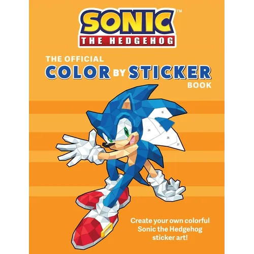 Sonic the Hedgehog: The Official Color by Sticker Book (Sonic Activity Book)