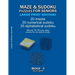 Maze & Sudoku Puzzles for Seniors (Large Print Edition!): BOOK 2, 20 mazes/sudoku/alphabetical sudoku (60 total), difficulty 10-15, only easy riddles,