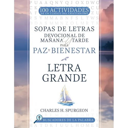 Sopas de Letras Devocional de Mañana Y Tarde Para Paz Y Bienestar: Letra Grande