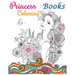 Princess Coloring Books: Stress Relieving Gorgeous Princess Designs (+100 Pages)