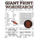 Giant Print Wordsearch