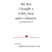 The Day I Bought a Teddy Bear and a Vibrator