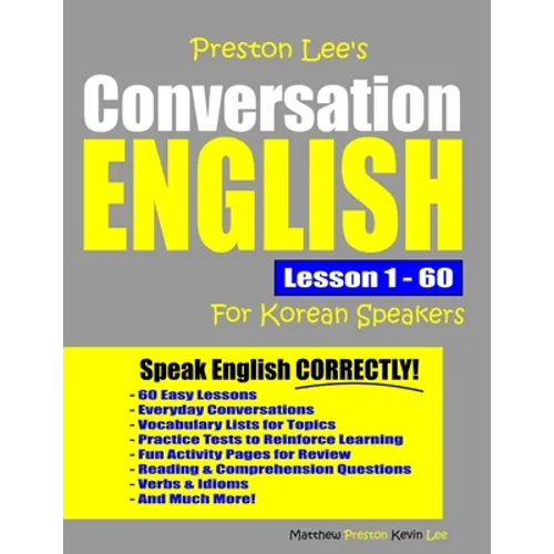 Preston Lee's Conversation English For Korean Speakers Lesson 1 - 60