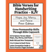 Bible Verses for Handwriting Practice - KJV: Hope, Joy, Mercy and Peace Print Edition