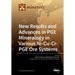 New Results and Advances in PGE Mineralogy in Various Ni-Cu-Cr-PGE Ore Systems