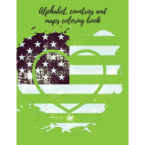 Alphabet, countries and maps coloring book.