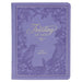 Devotional Trusting God Purple Faux Leather