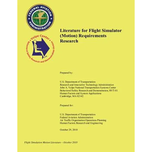 Literature for Flight Simulator (Motion) Requirements Research
