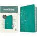 NLT Thinline Center-Column Reference Bible, Filament Enabled (Leatherlike, Peony Rich Teal, Indexed, Red Letter)