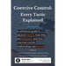 Coercive Control - Every Tactic Explained: A reference guide to abusive tactics, how they are deployed, and how coercive control relationships are for