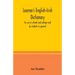 Learner's English-Irish dictionary: for use in schools and colleges and by students in general