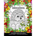 Hedgehog Coloring Book for Adults: Animal Adults Coloring Book