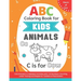 ABC Coloring Book for Kids: Cute A-Z Animals Alphabet Activities with 123 Numbers, Counting, Letter Tracing and Shapes for Toddlers & Preschoolers