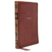 Kjv, Thinline Bible, Giant Print, Leathersoft, Brown, Red Letter Edition, Comfort Print: Holy Bible, King James Version