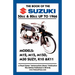 BOOK OF THE SUZUKI 50cc & 80cc UP TO 1966