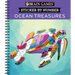 Brain Games - Sticker by Number: Ocean Treasures (13 Images to Sticker)
